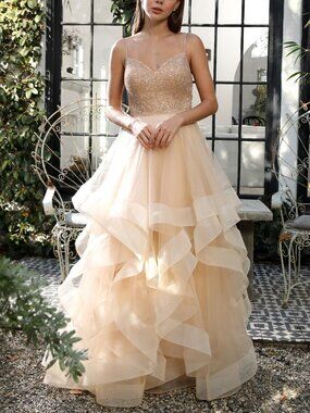 alchera gowns evening & cocktail dresses ALCHERA Satin Shoulder Detail Evening Dress- Trendyol